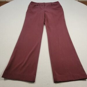 New York & Company Burgundy Boot Cut Pants